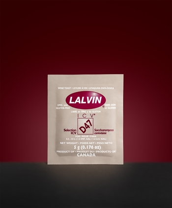 Lalvin ICV/D47 vingær, Hvidvin/Rød Rosé - 5 g