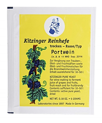 Kitzinger - "Portwein" (Portvinsgær) - 5 g